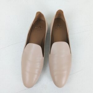 Aquatalia Women's Beige Leather Flats Size 8.5